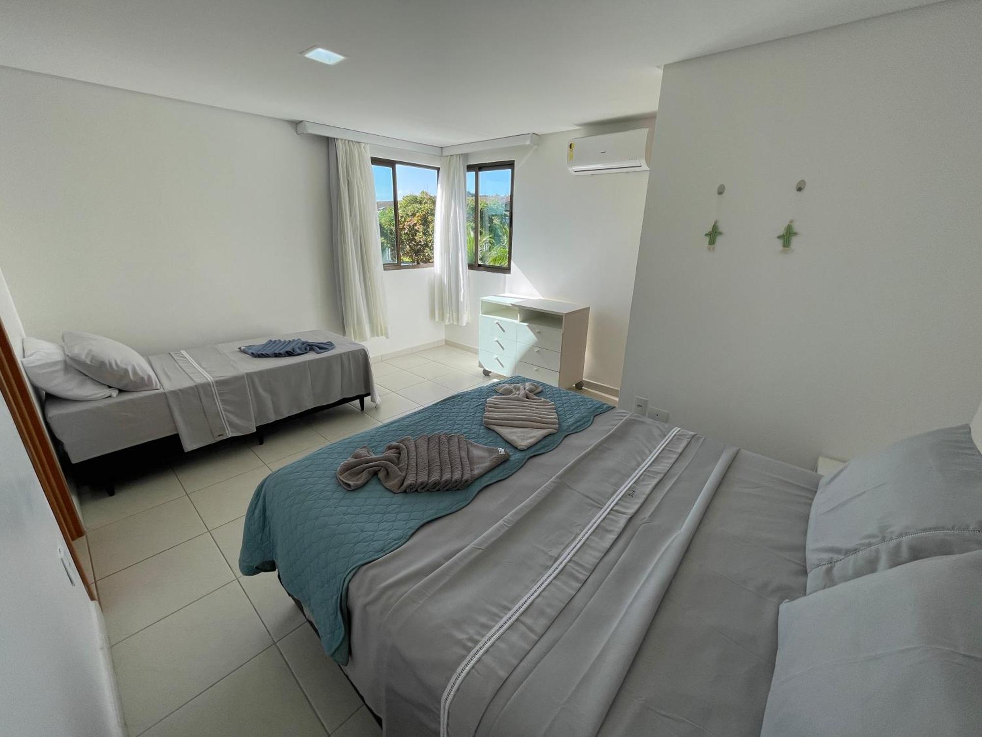 Luxo A Beira-Mar - Flats No Carneiros Beach Resort بريا دوس كارنيروس الغرفة الصورة
