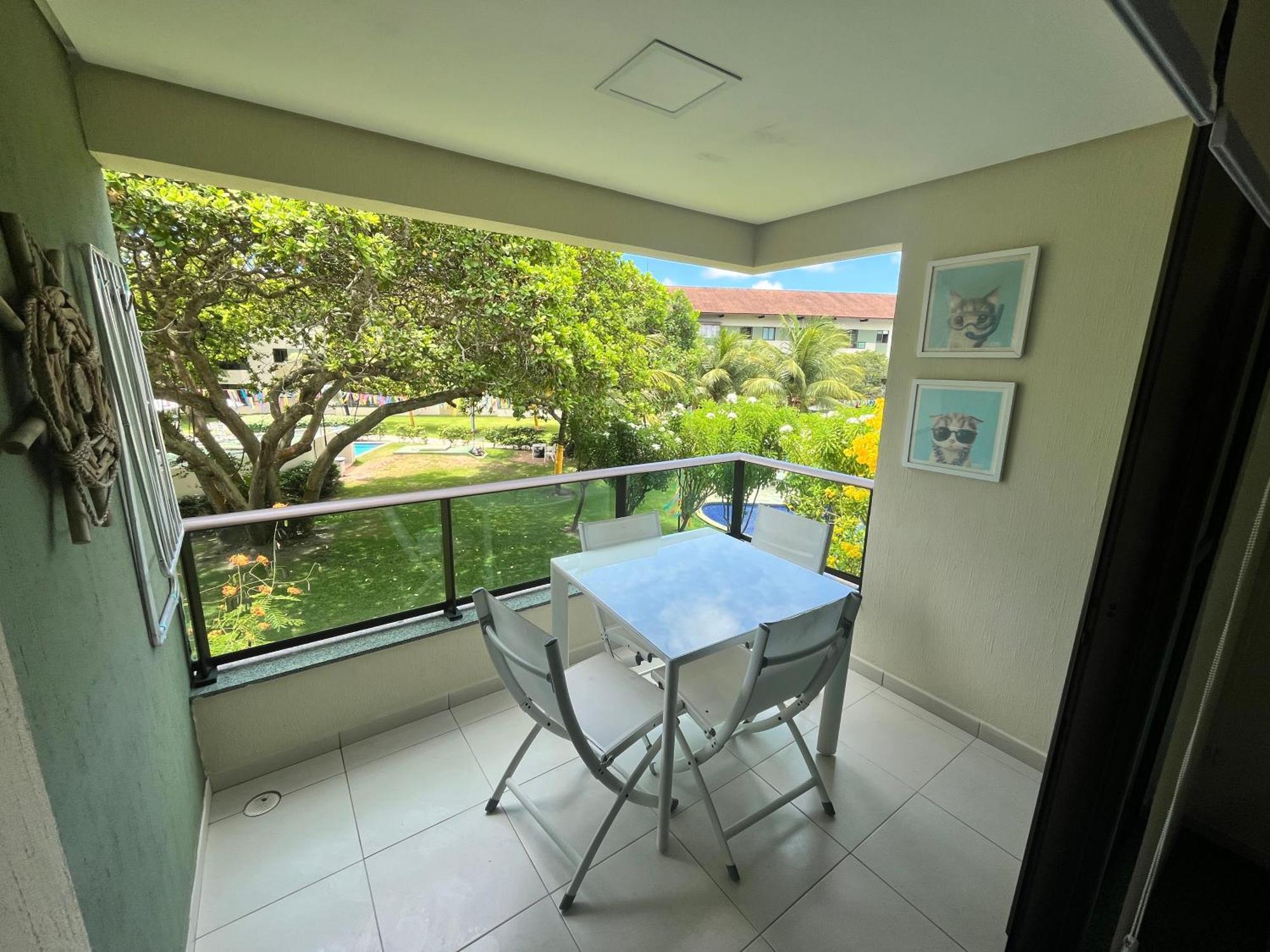 Luxo A Beira-Mar - Flats No Carneiros Beach Resort بريا دوس كارنيروس الغرفة الصورة