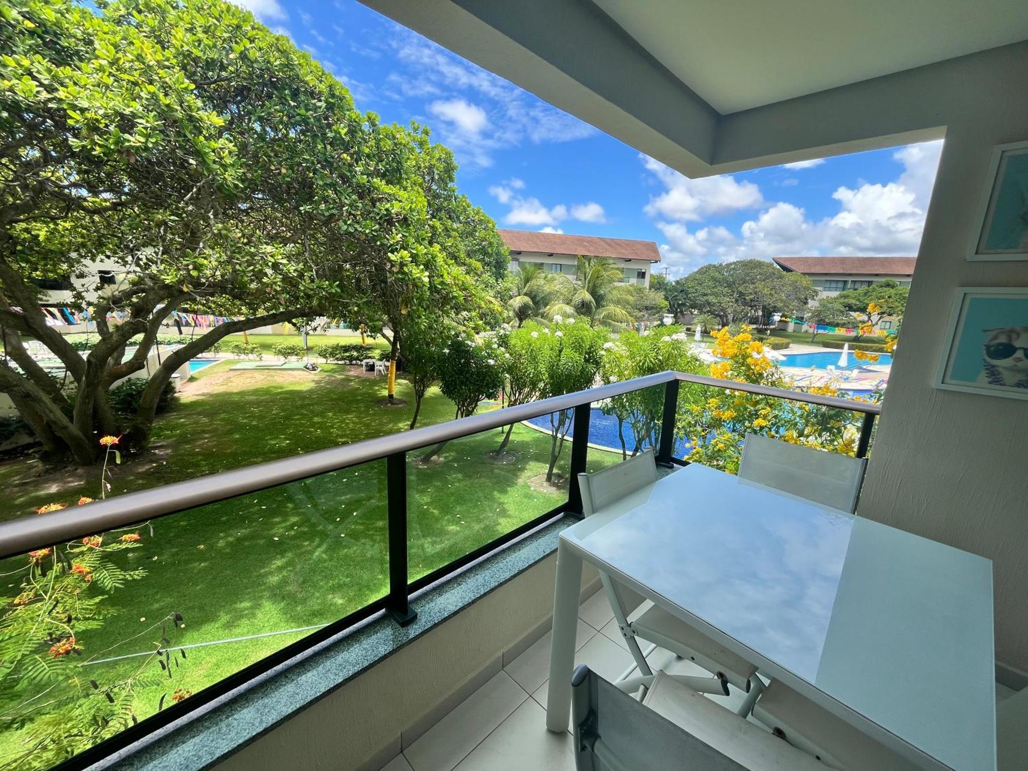 Luxo A Beira-Mar - Flats No Carneiros Beach Resort بريا دوس كارنيروس الغرفة الصورة